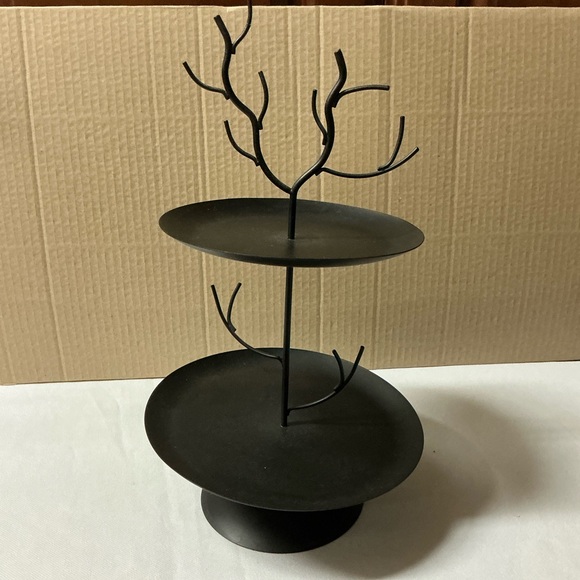 Other - Halloween Crooked Style Tree Deer Antlers Two-Tier Metal Stand